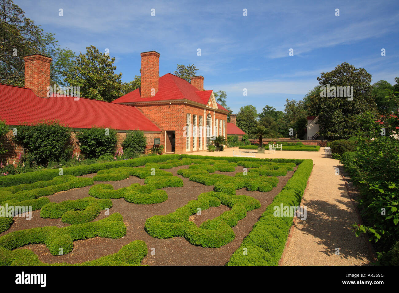 Historic Upper garden, Washington's Mt. Vernon Estate & Gardens