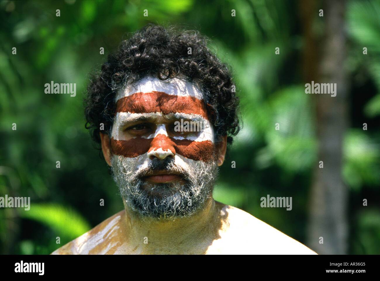 Aboriginal man, Northern Territory, Australia Stock Photo