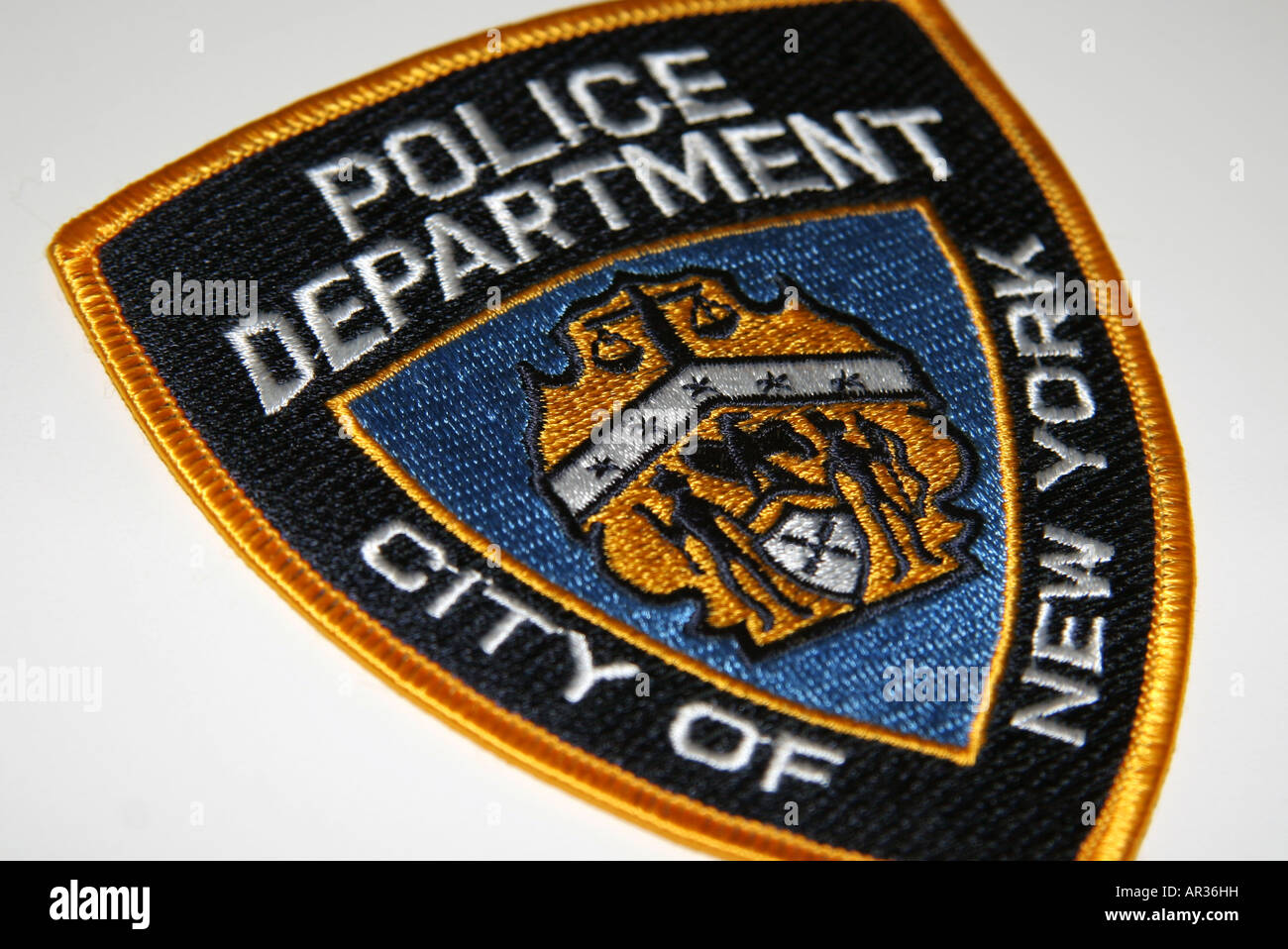 NYPD New York police department patch Stock Photo - Alamy