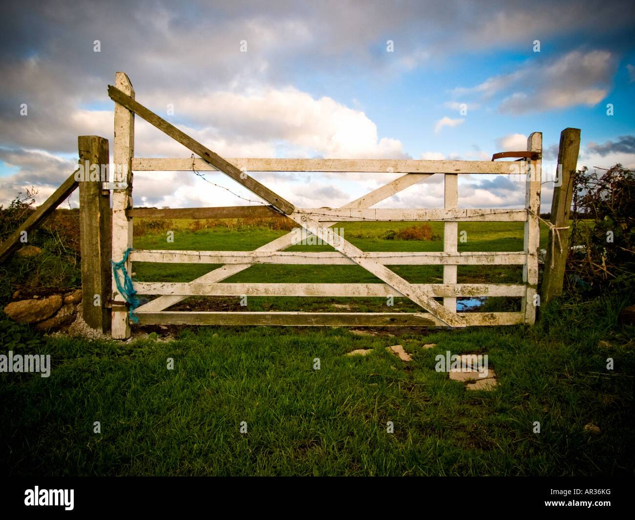 Old gate Stock Photo