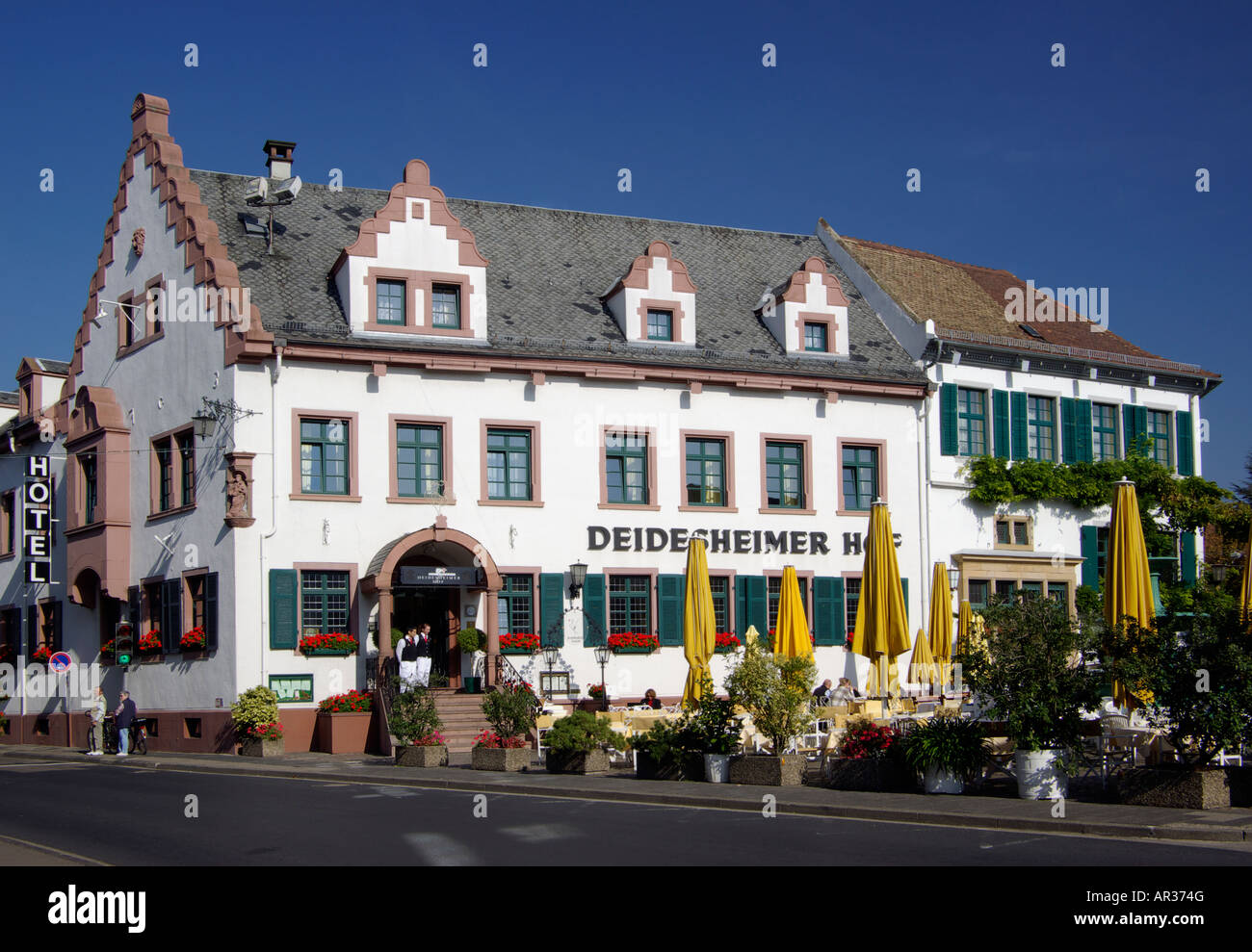 Rheinland Pfalz Deutsche Weinstrasse Stock Photo