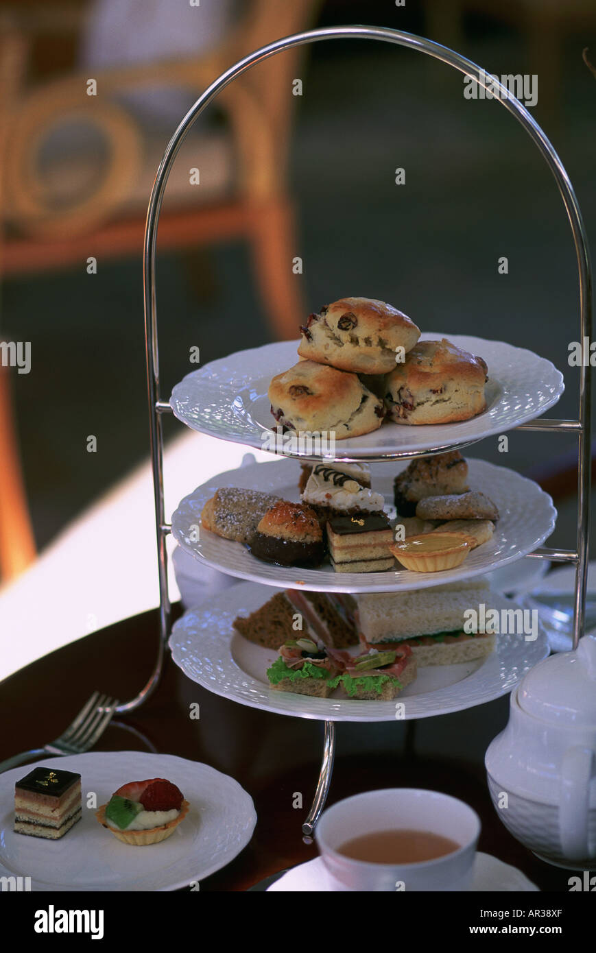 Scones and desserts Stock Photo