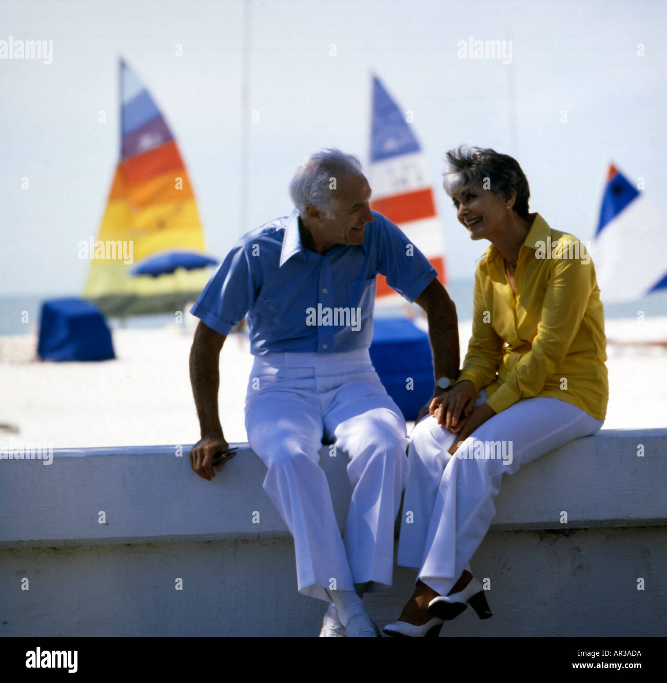 Retired man beach hi-res stock photography and images - Alamy