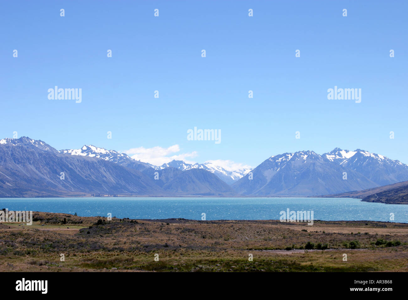 Lake Ohau near Twizel South Island New Zealand Stock Photo - Alamy