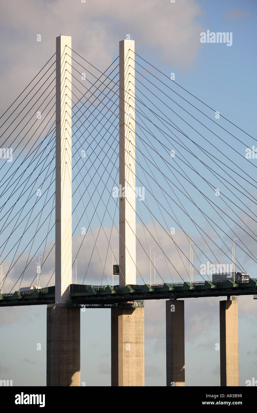 A section of the Dartford Crossing Stock Photo
