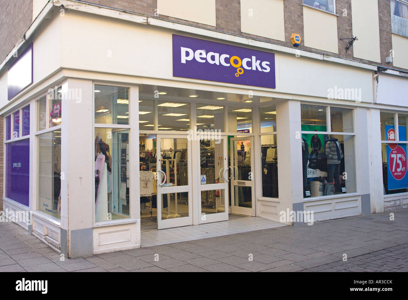 Peacocks clothing store in Thetford, UK Stock Photo