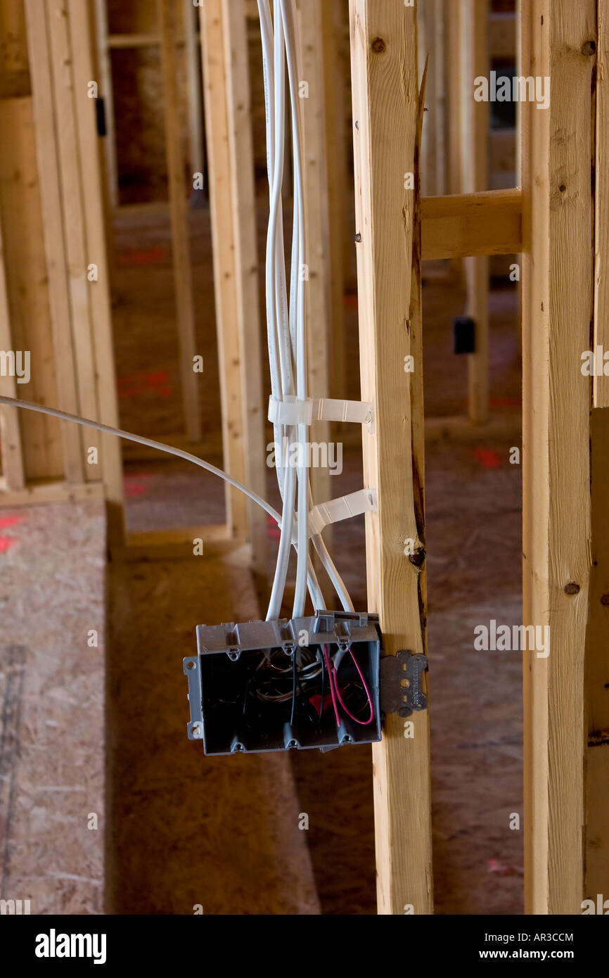 Electrical Box Installation Stock Photo - Alamy