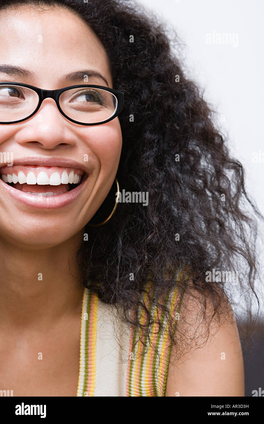 Black woman laughing african mix hi-res stock photography and images ...