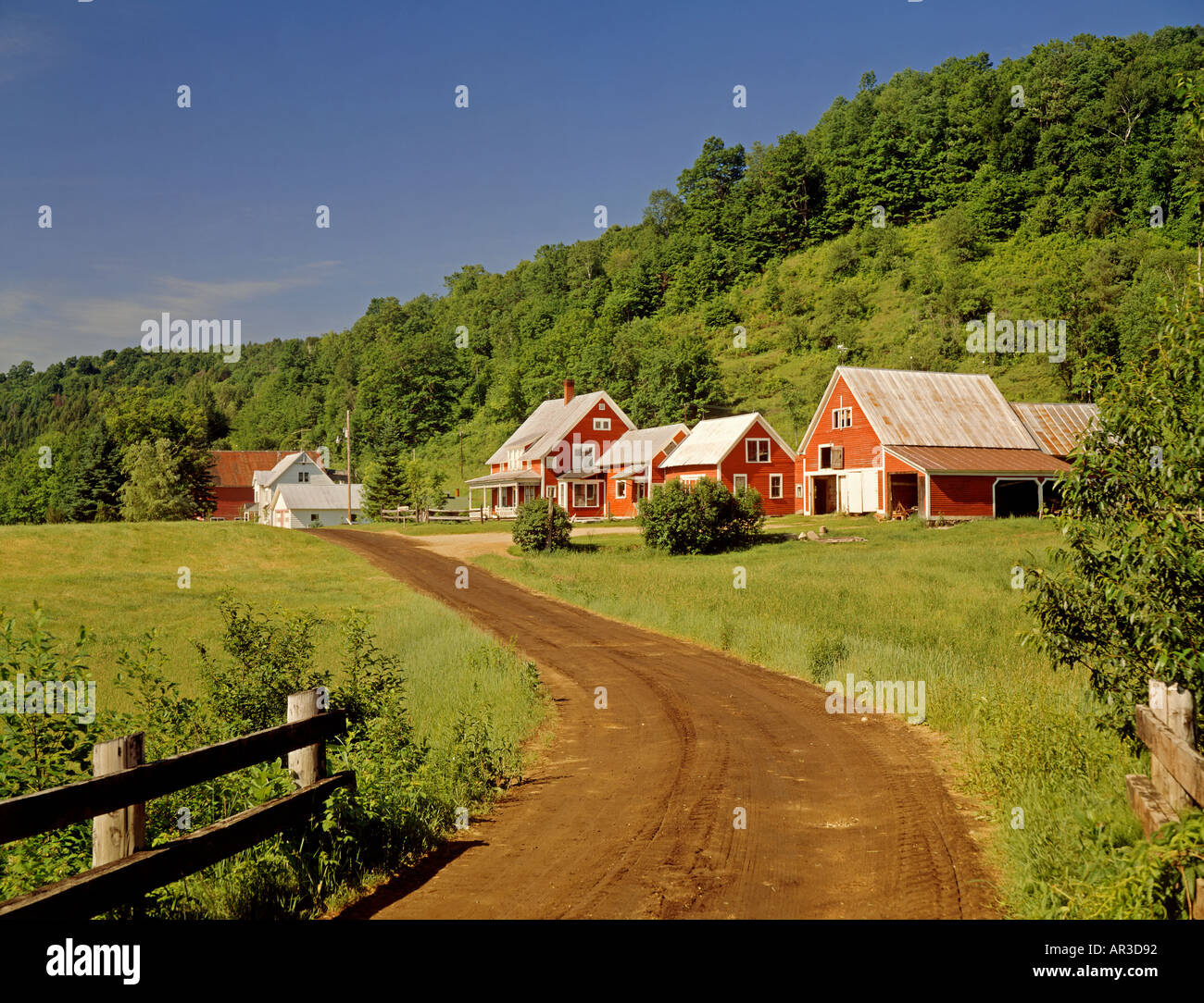 farm South Tunbridge Vermont New England Stock Photo Alamy