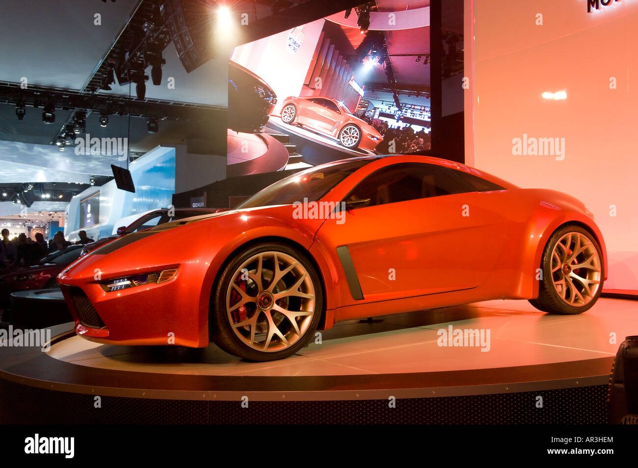 Mitsubishi Concept RA at the 2008 North American International Auto Show in Detroit Michigan USA Stock Photo