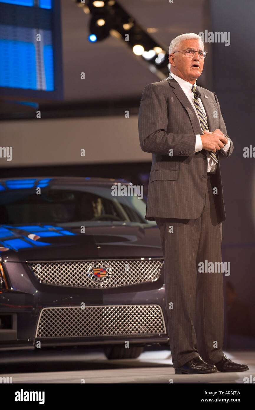GM Vice Chairman Product Development and Chairman, GM North America Bob Lutz at the 2008 North
