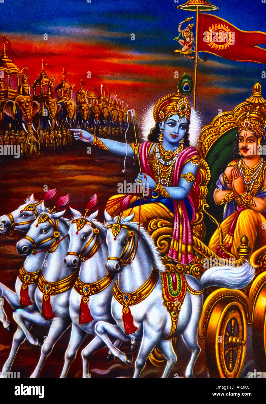 Arjuna chariot hi-res stock photography and images - Alamy