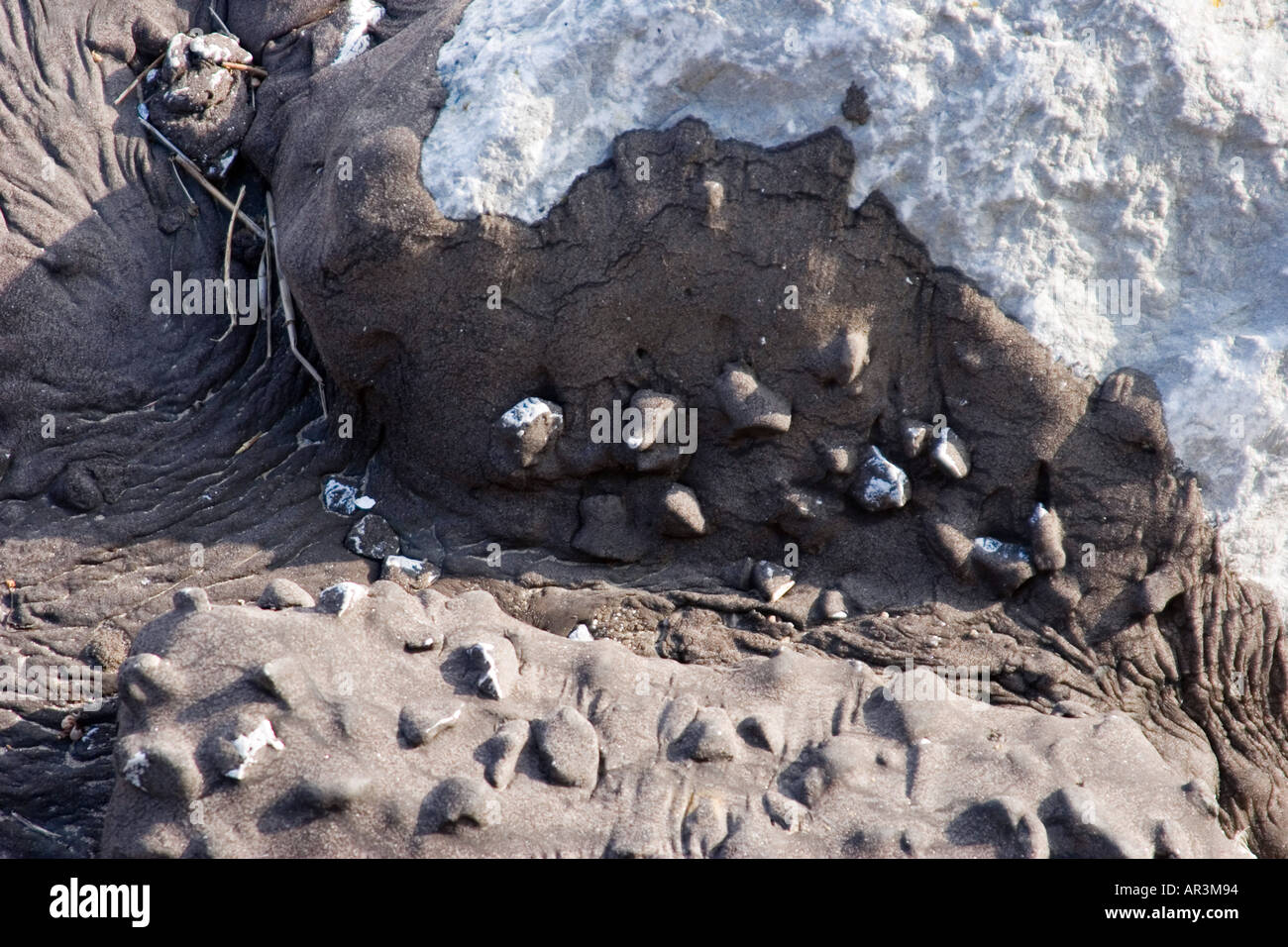 Tar Cemeted Rocks Oil covered rocks hi-res stock photography and images - Alamy