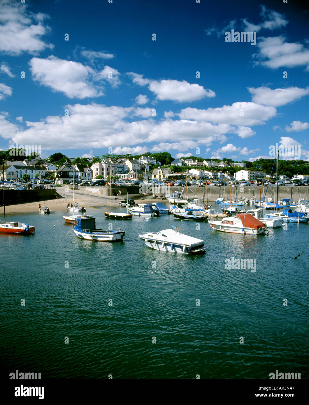 saundersfoot harbour pembrokeshire west wales Stock Photo Alamy