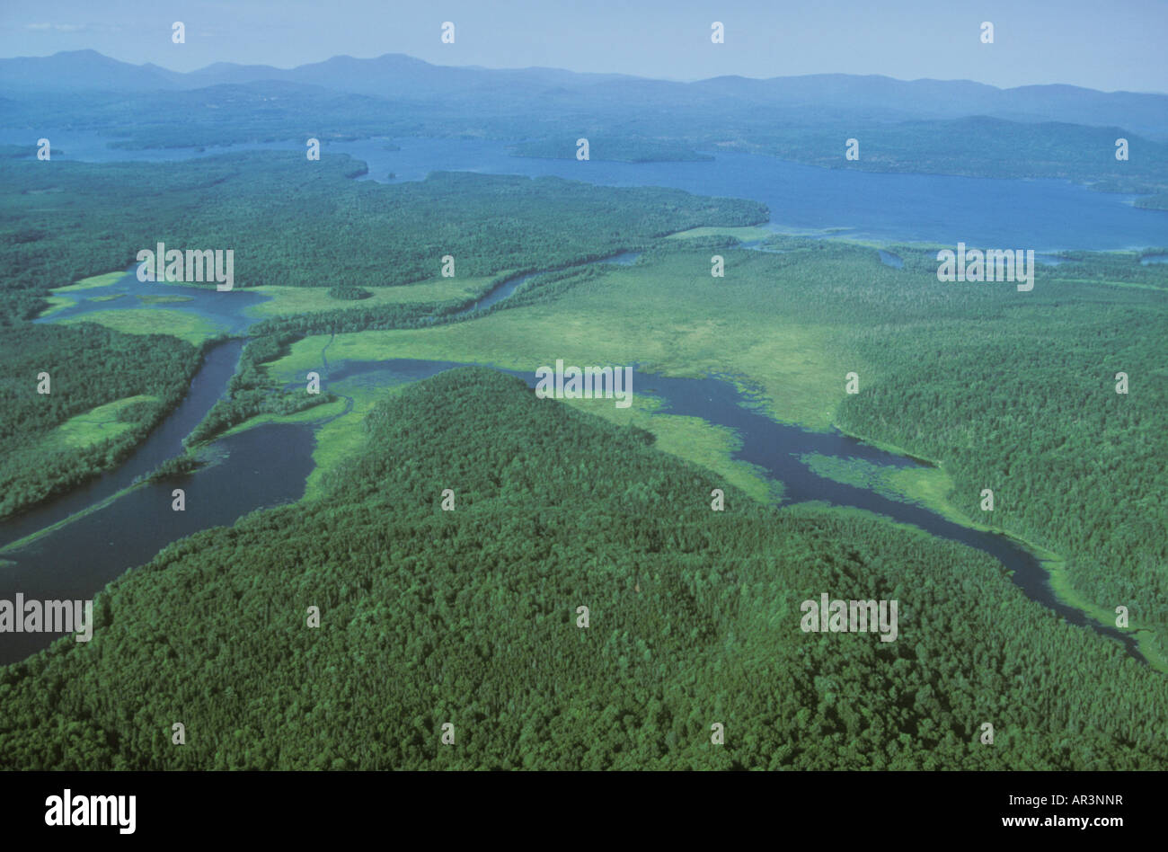 Lake Umabagog the source of the Androscoggin River. Errol New Hampshire