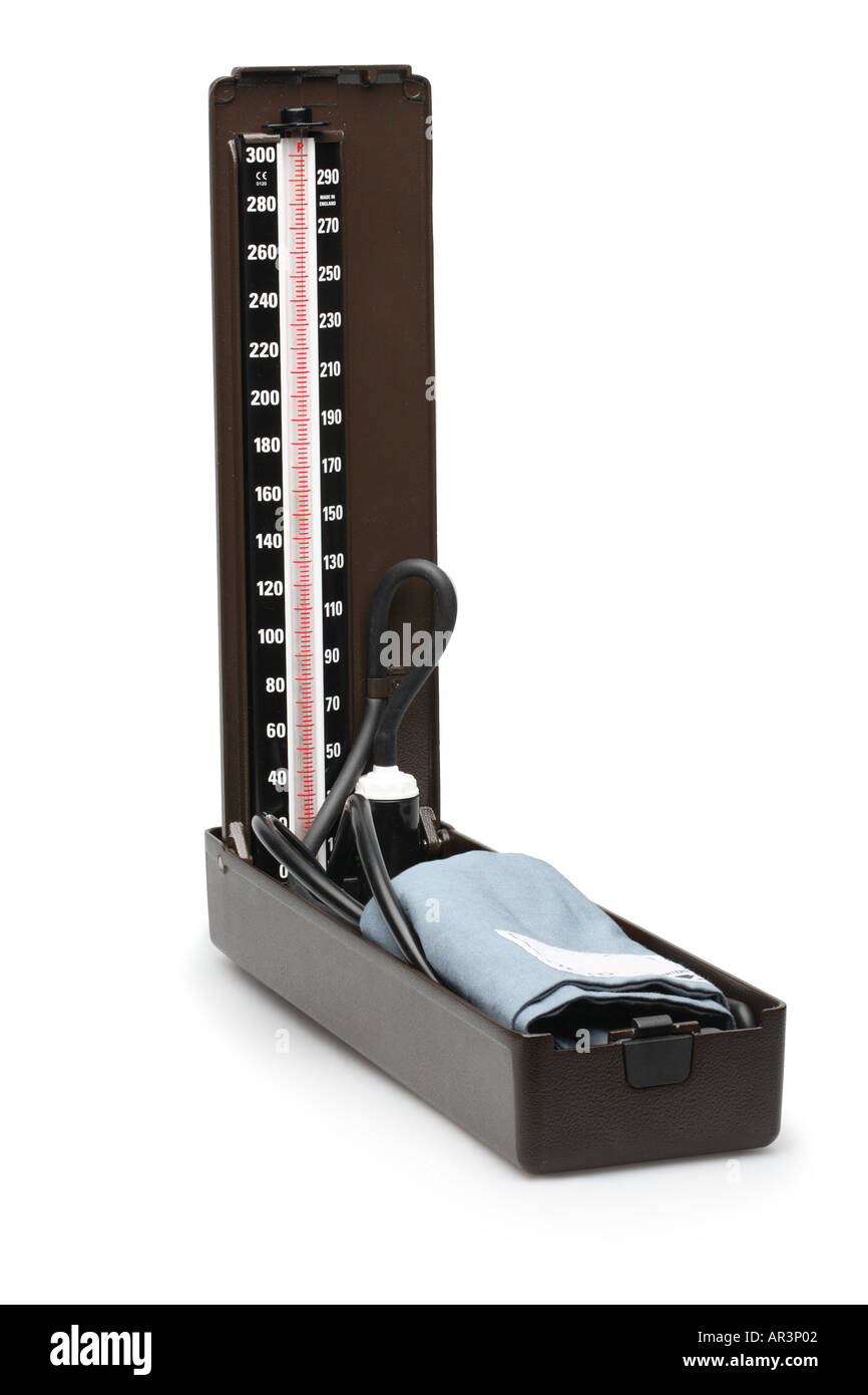 Mercury Sphygmomanometer Object Cutout Stock Photo Alamy