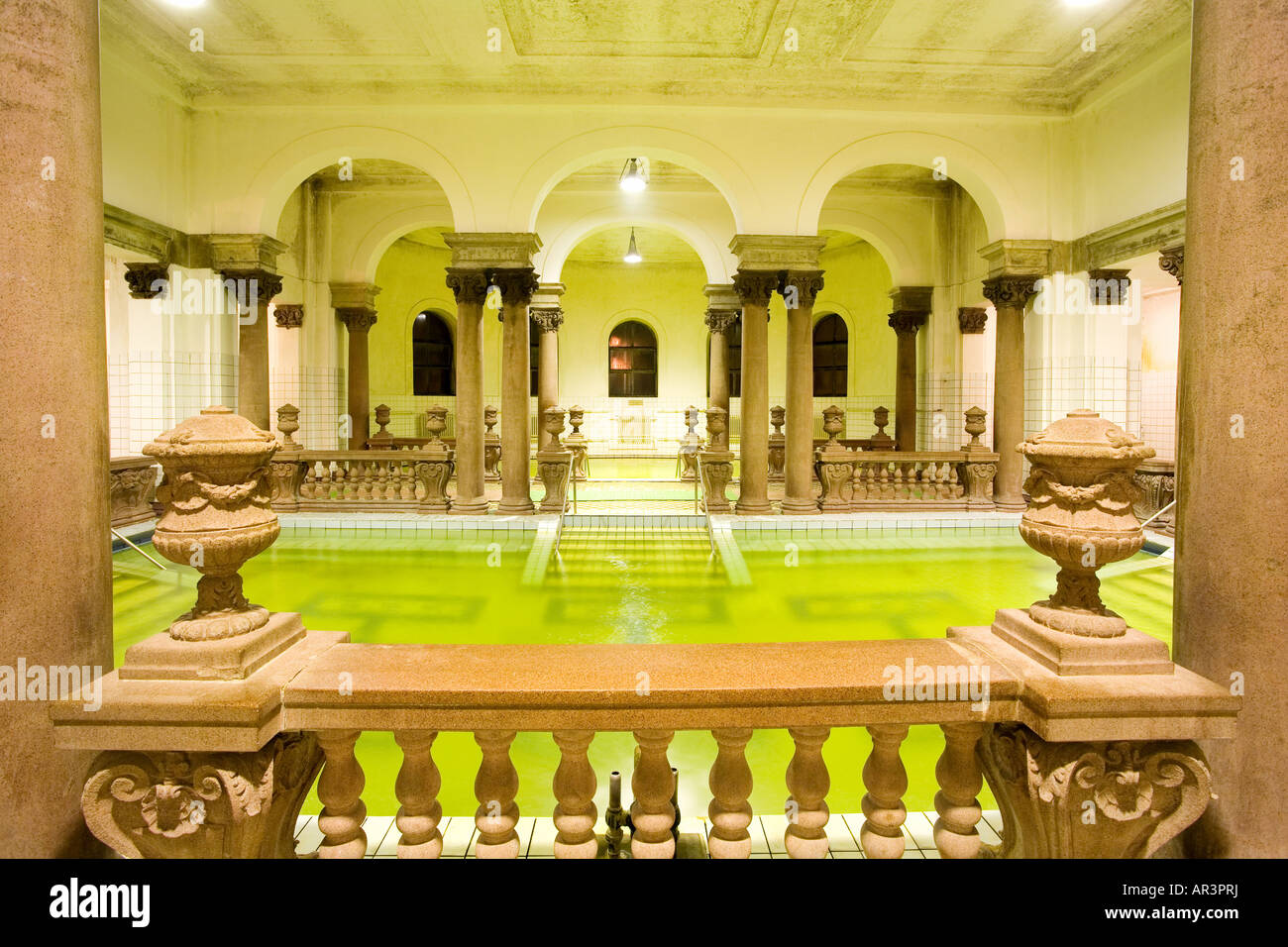 swimming pool in the public baths Stock Photo Alamy