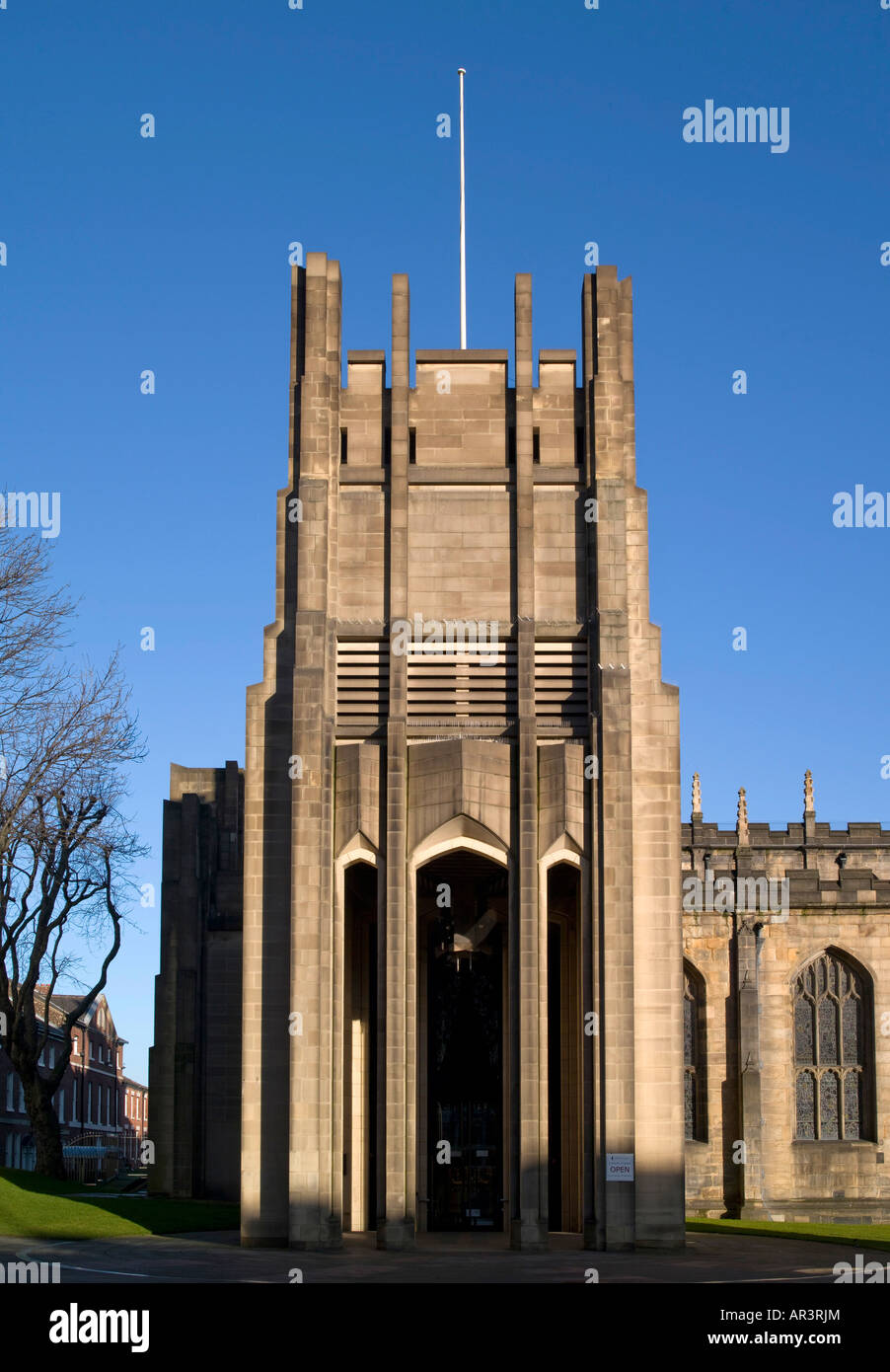 Sheffield Cathedral, City Centre, South Yorkshire,Northern England Stock Photo