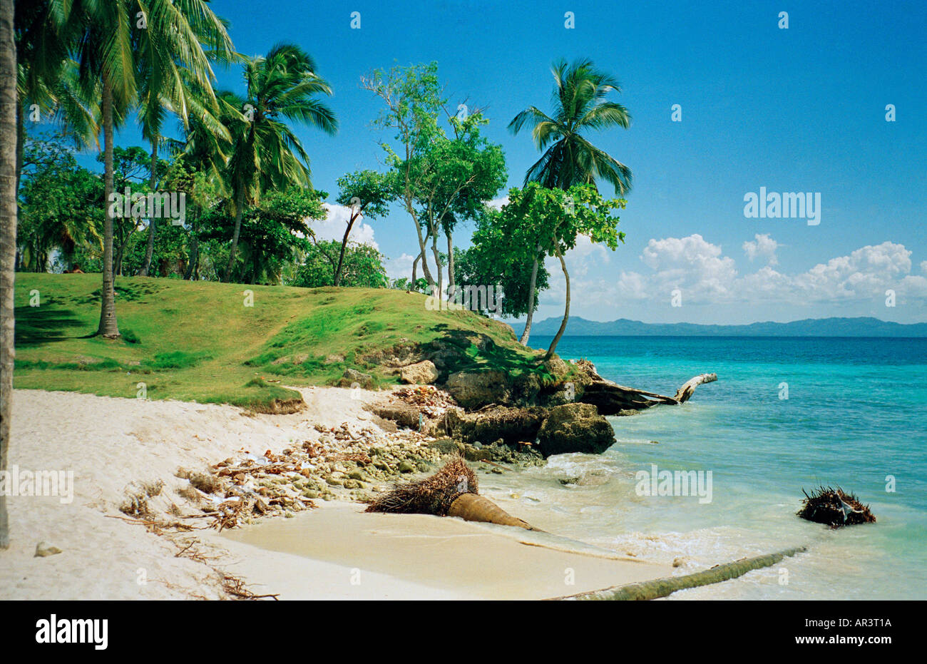 Samana Dominican Republic La Bahia de la Fleches (Bay of Arrows) Stock Photo