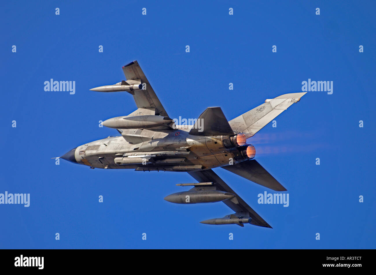 Italian Airforce Aeronautica Militare Panavia  Tornado Strike Trainer1 ECR2 Stock Photo