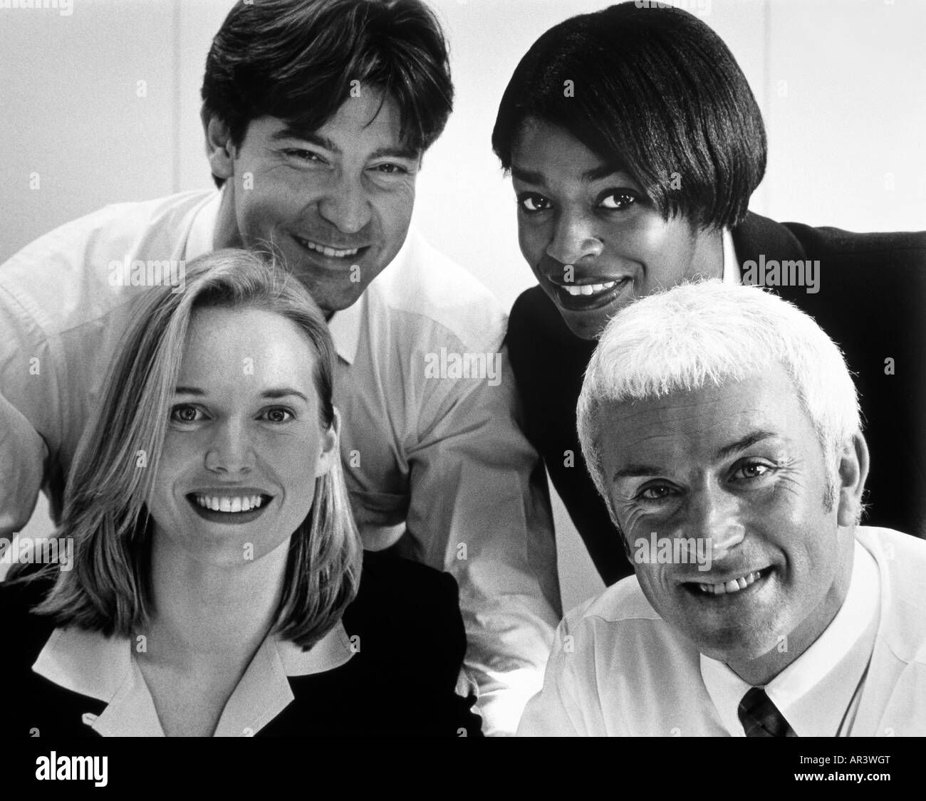 Diverse team Black and White Stock Photos & Images - Alamy
