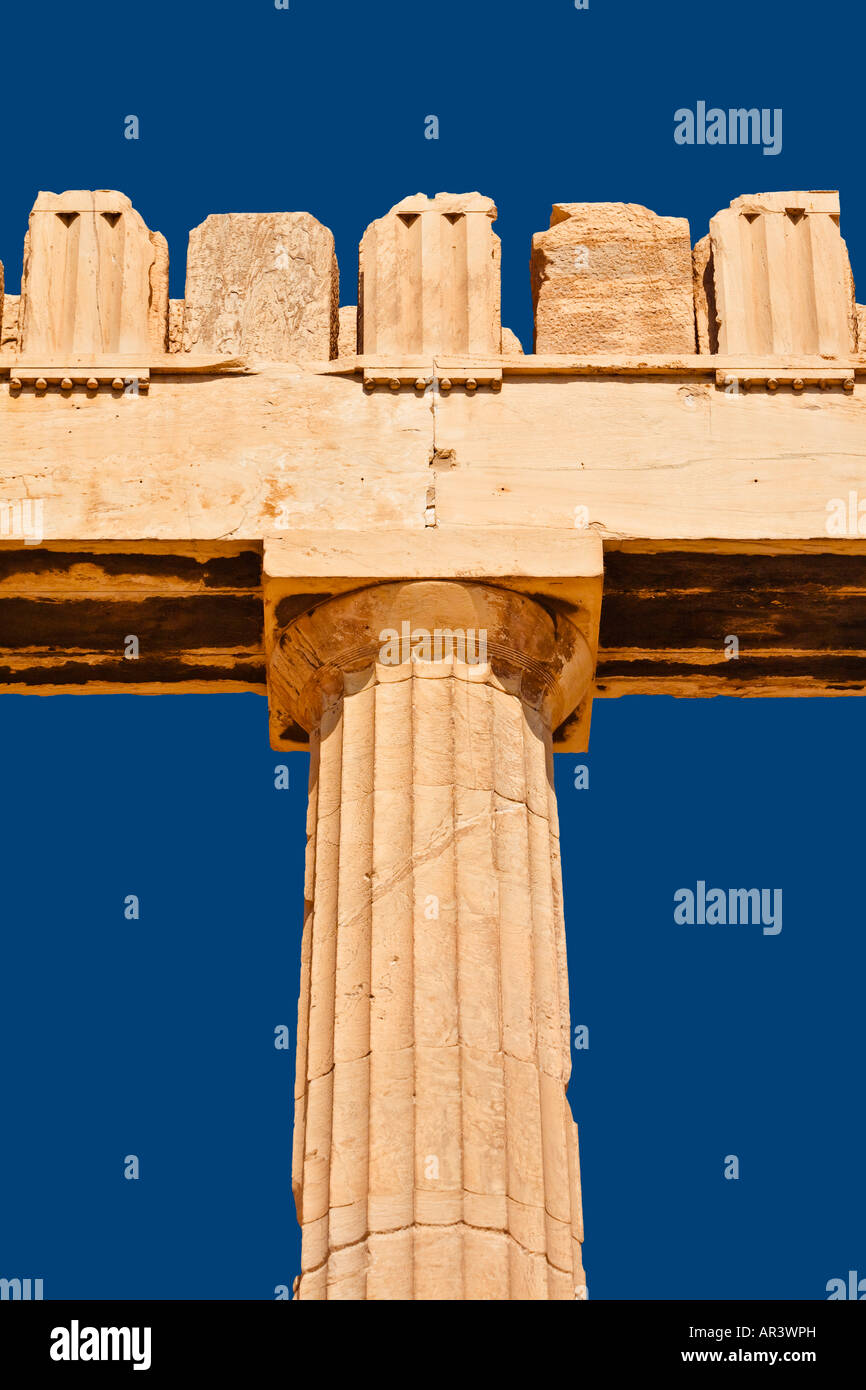 The Parthenon at the Acropolis Athens Attiki Greece Temple of Athena ...