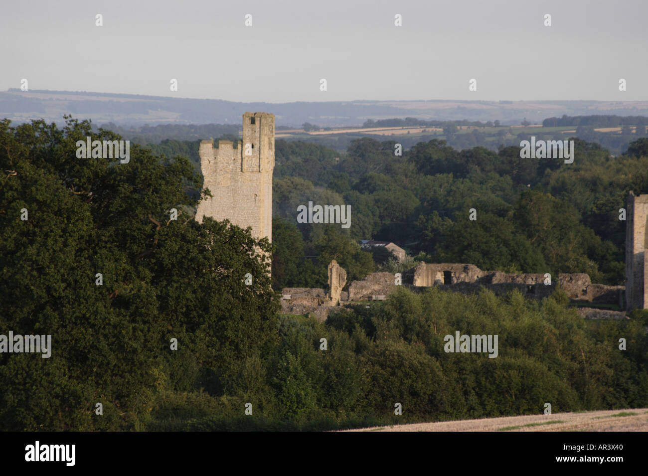 Helmsley Castle, North, Yorkshire, England Stock Photo