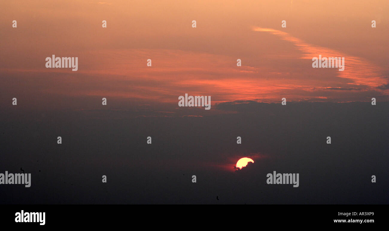 Hot Moon, NW London, England Stock Photo