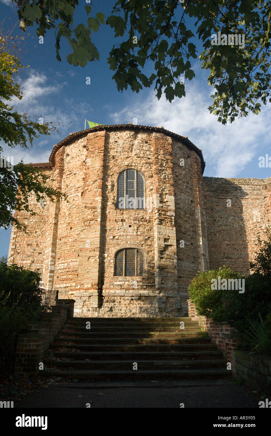 Colchester Castle in britains oldest recorded Town Stock Photo