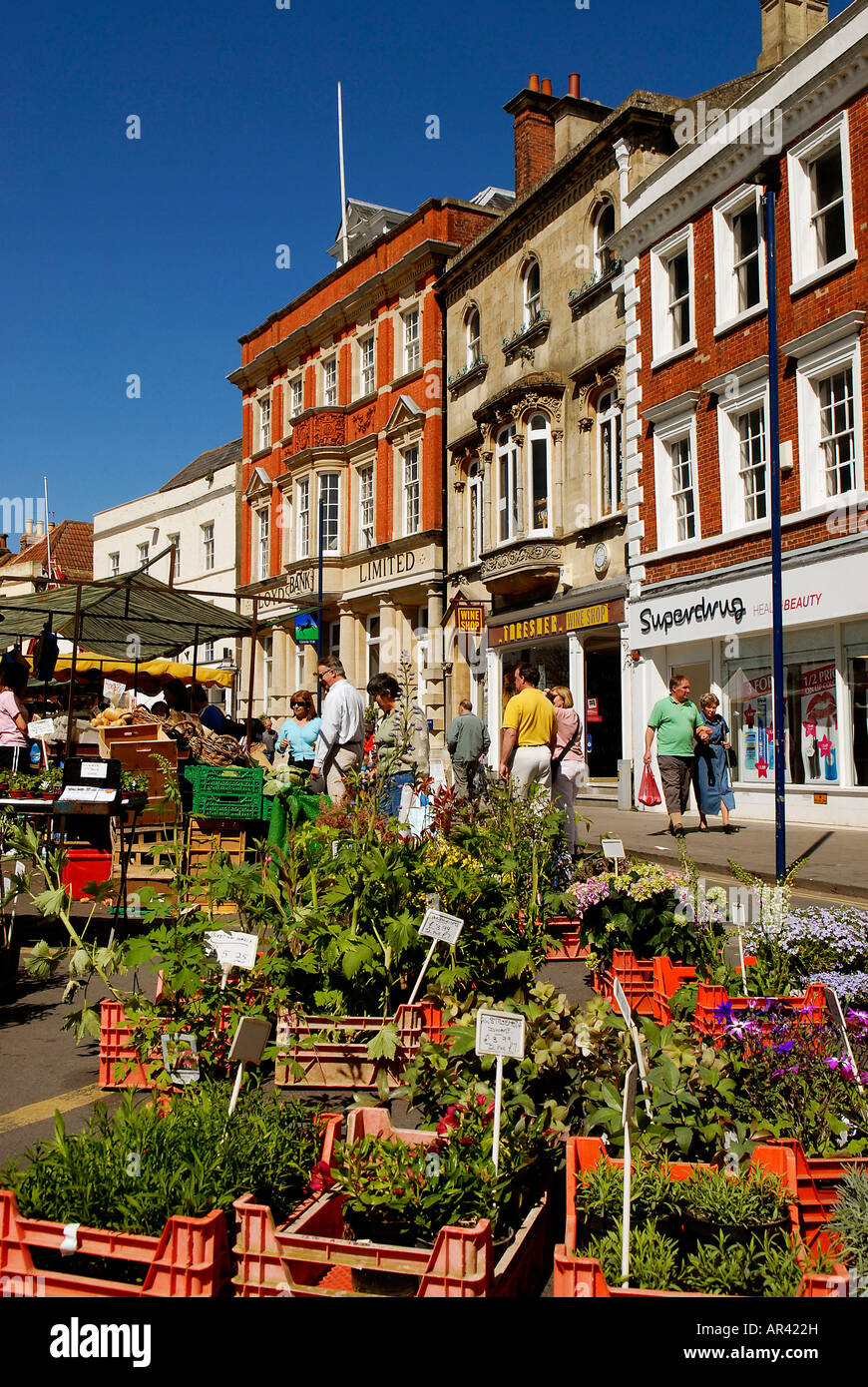 pic martin phelps devizes town guide market Stock Photo - Alamy