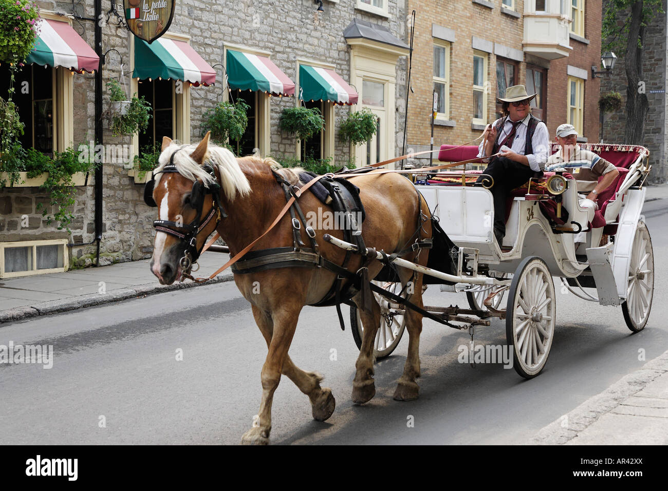Horse carriage rides are common inside the fortified walls of Old