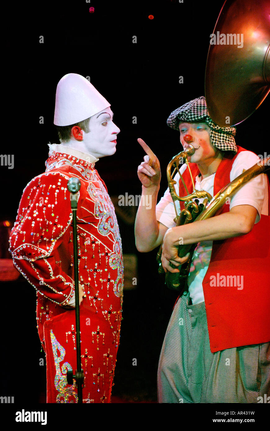 paulo's circus clowns Stock Photo