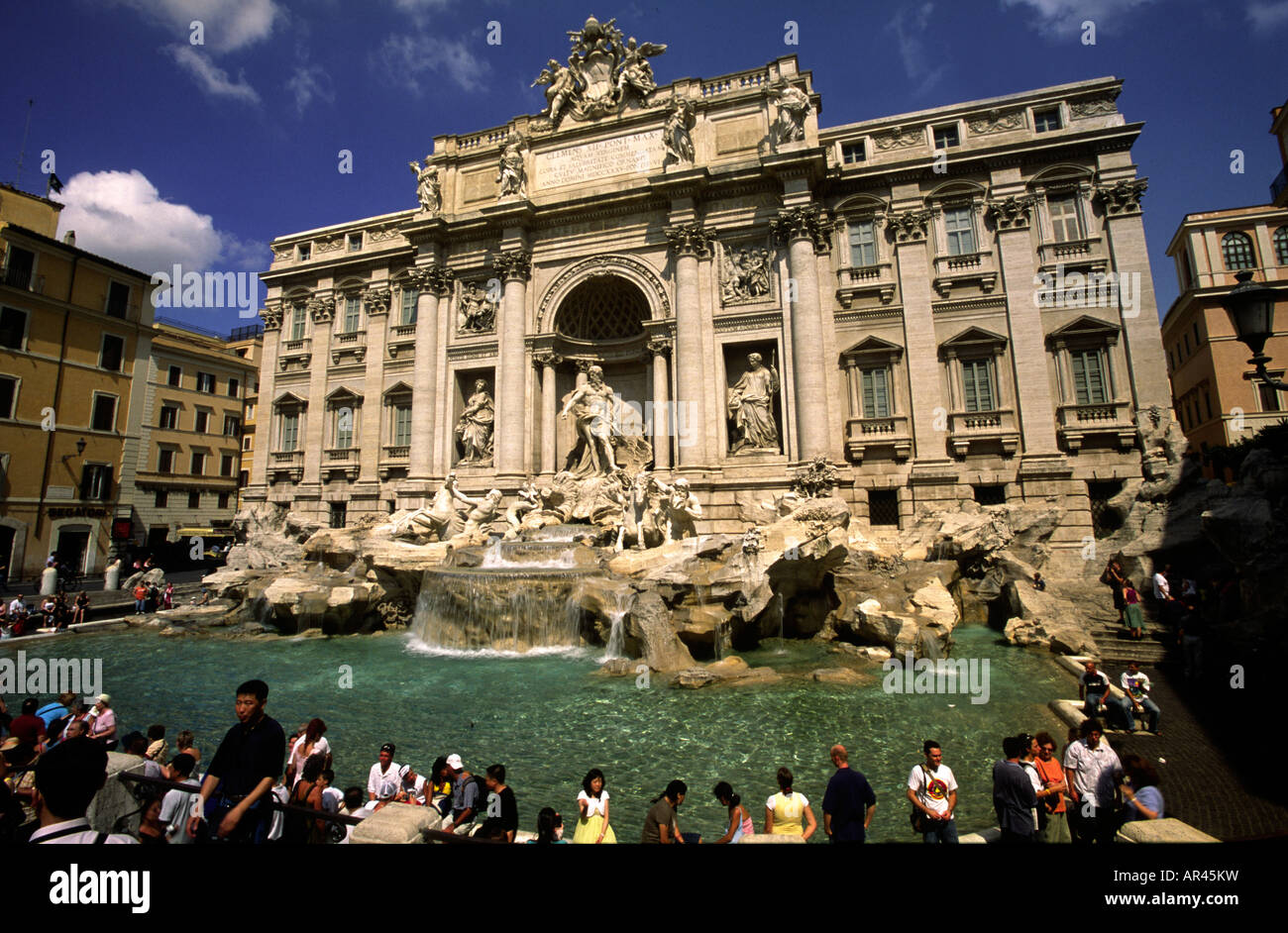 The Trevi Fountain Rome Italy Stock Photo Alamy