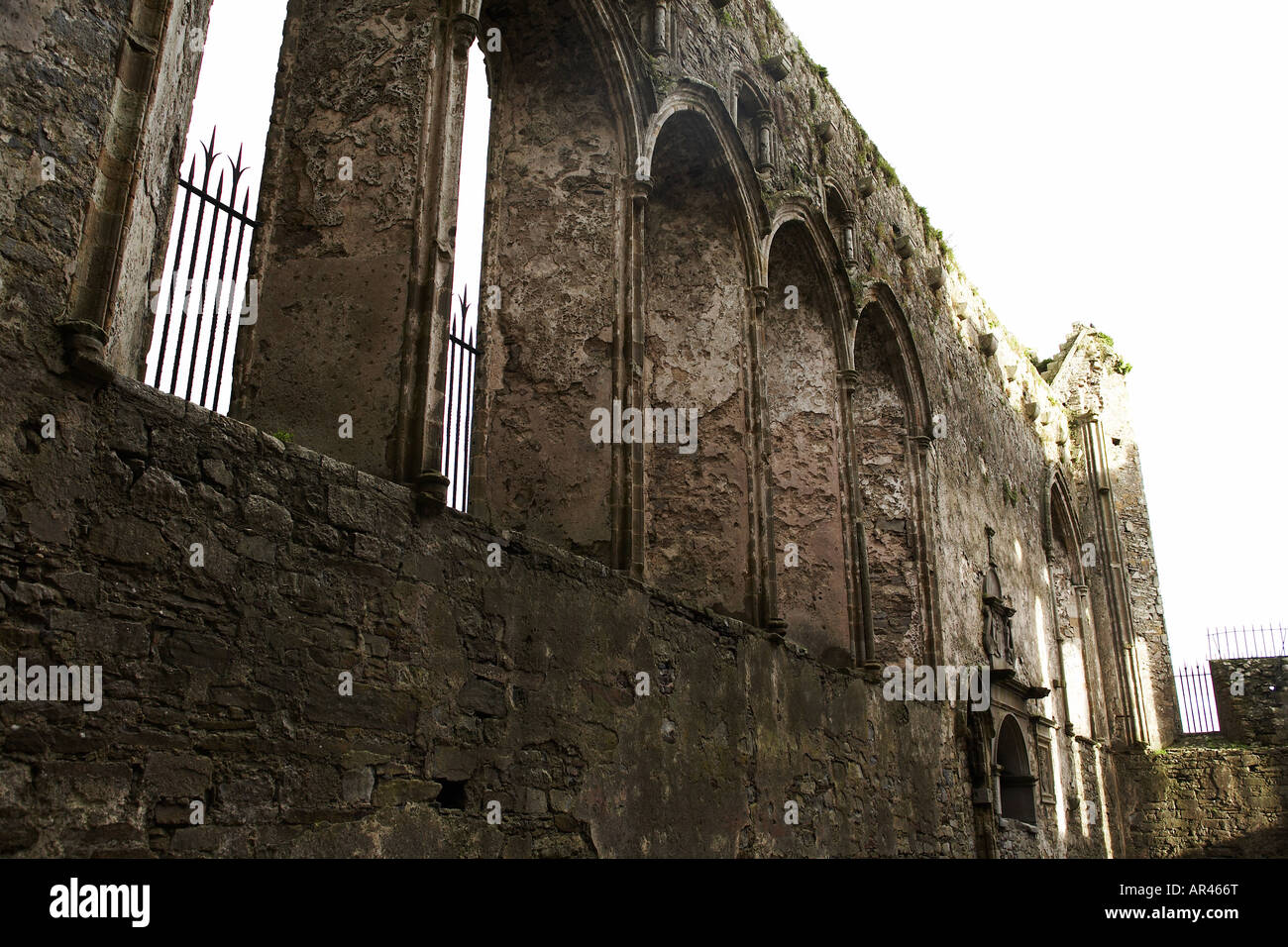 Rock of Cashel Windows in Cashel County Tipperary Republic of Ireland Europe Stock Photo