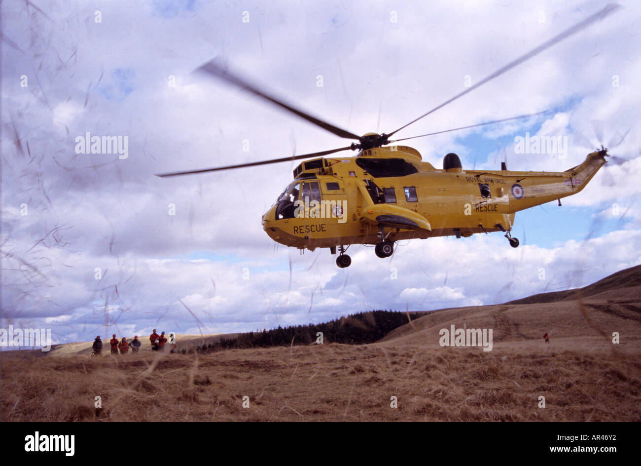 Rescue Military Helicopter wales Aircraft Powys RAF Brecon Mountain