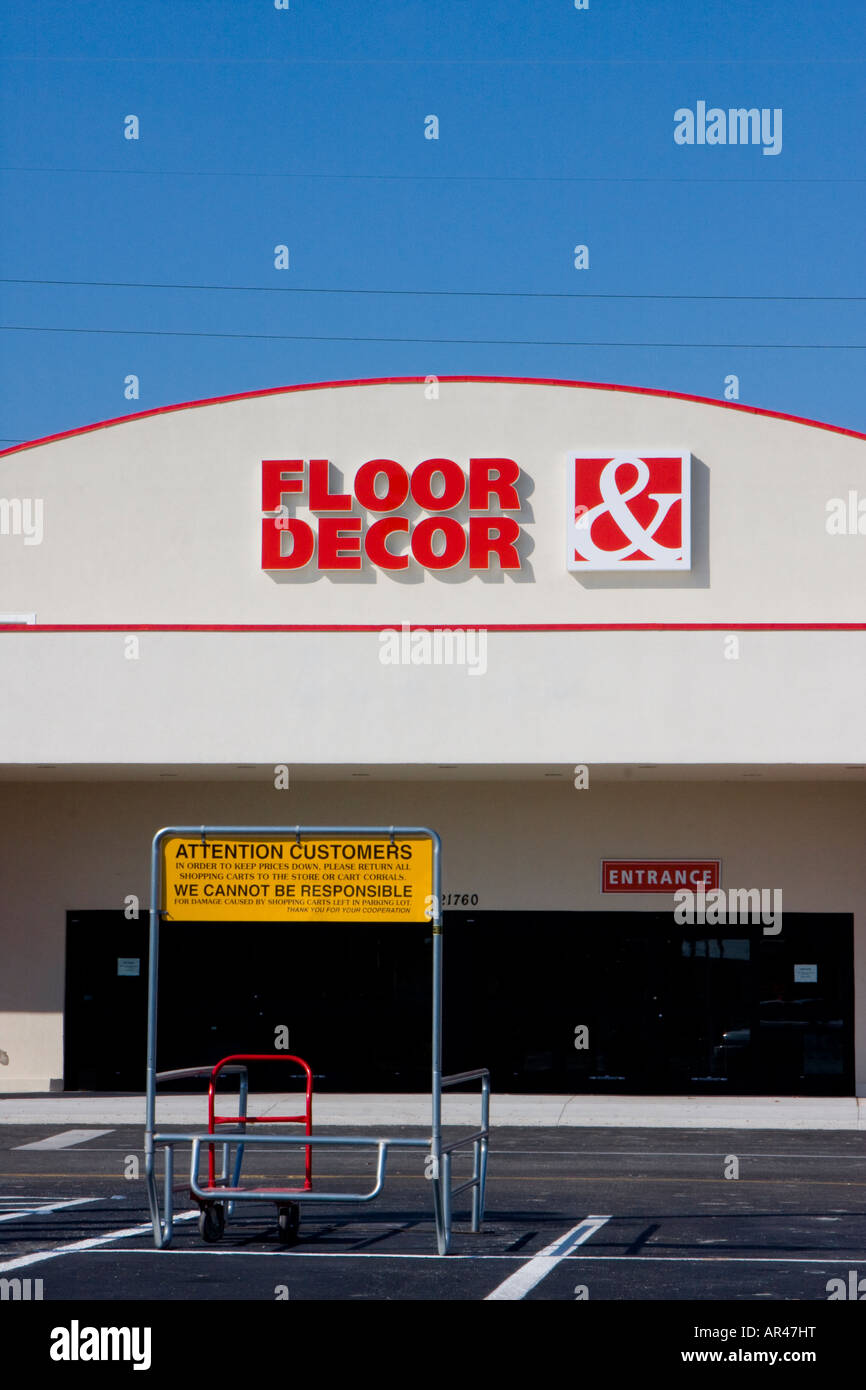 Storefront Florida & Decor Stock Photo Alamy