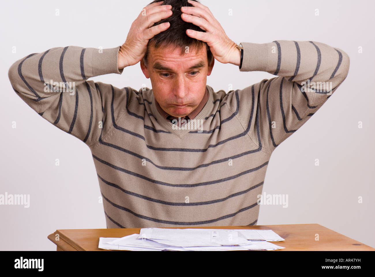 stressed man, 'stressed', 'stress', man stressed out Stock Photo - Alamy