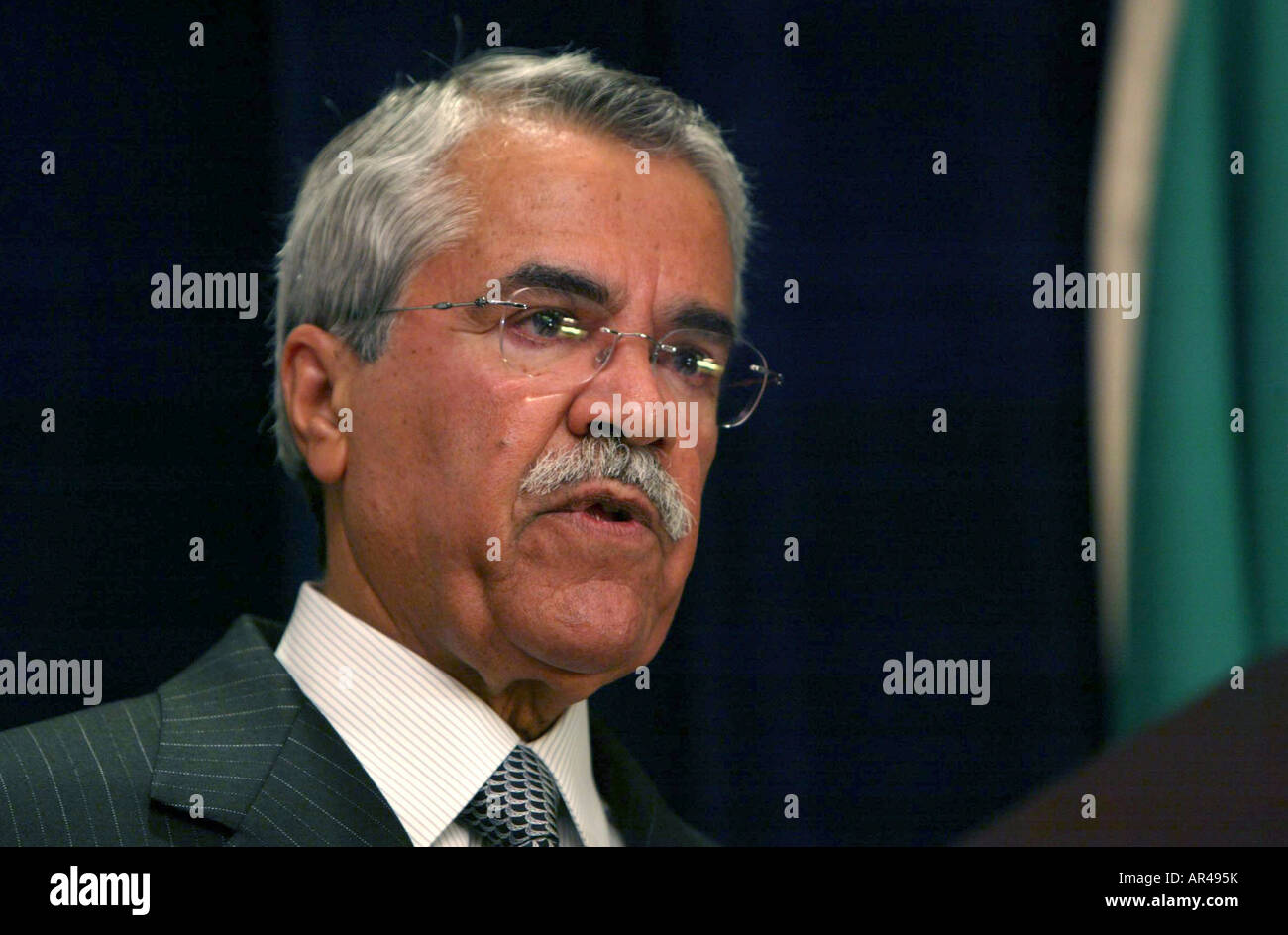 Ali Al-Naimi, Minister of Petroleum and Mineral Resources, Saudi Arabia. Stock Photo