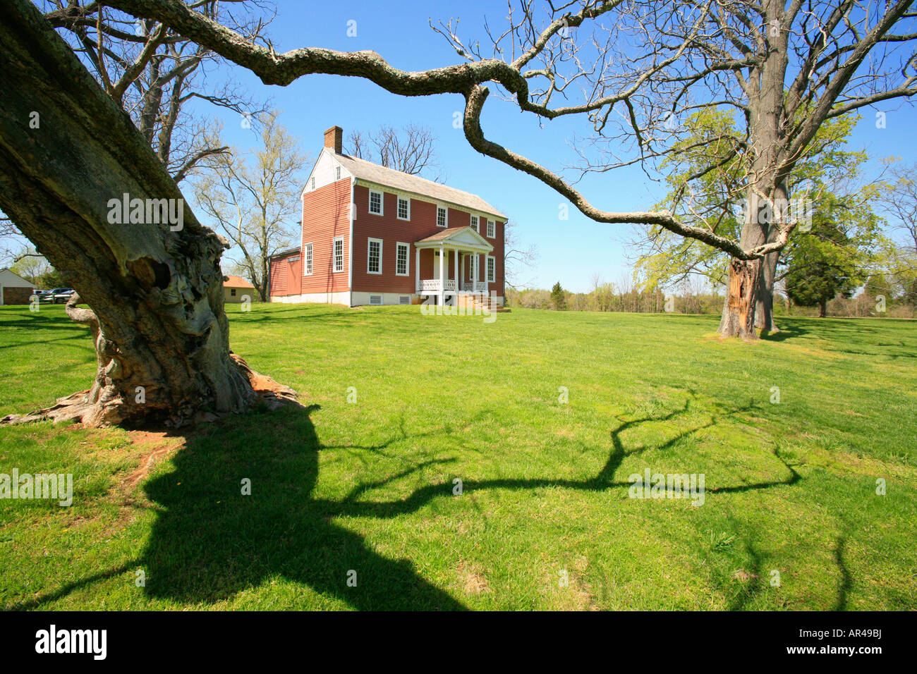 Ellwood, Fredericksburg & Spotsylvania Battlefields Memorial National Military Park, Chancellorsville, Virginia, USA Stock Photo