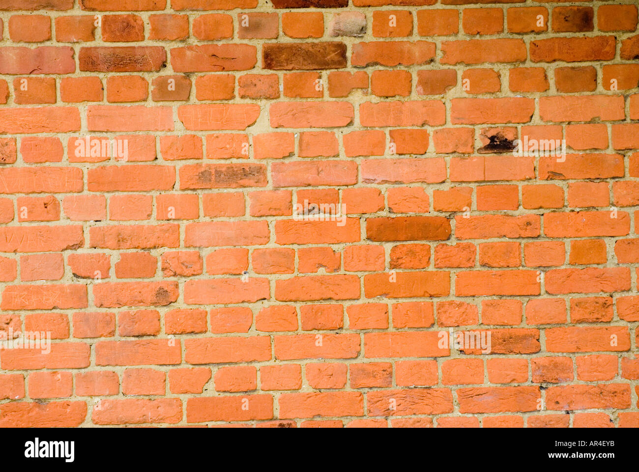 Red brickwall.Red brickwall.Solid,safe, Stock Photo