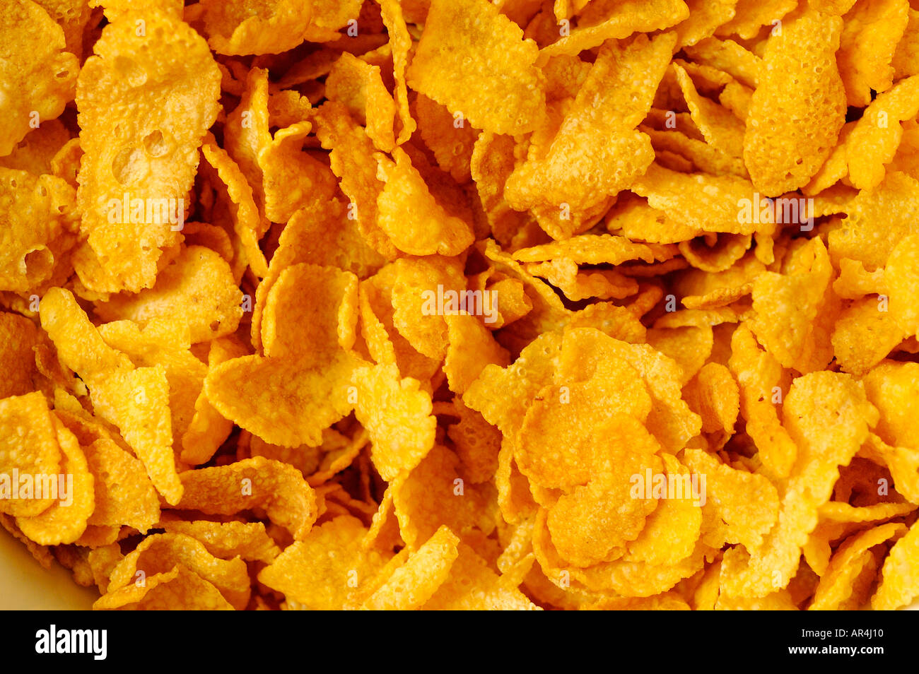 Corn flakes cereal Stock Photo