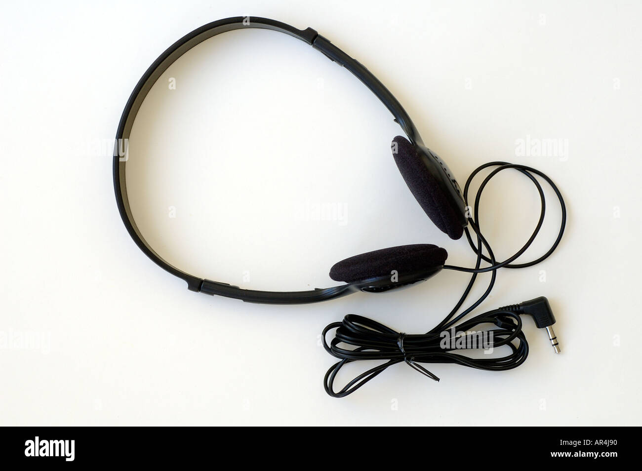 Detachable headphones using a jack plug Stock Photo Alamy
