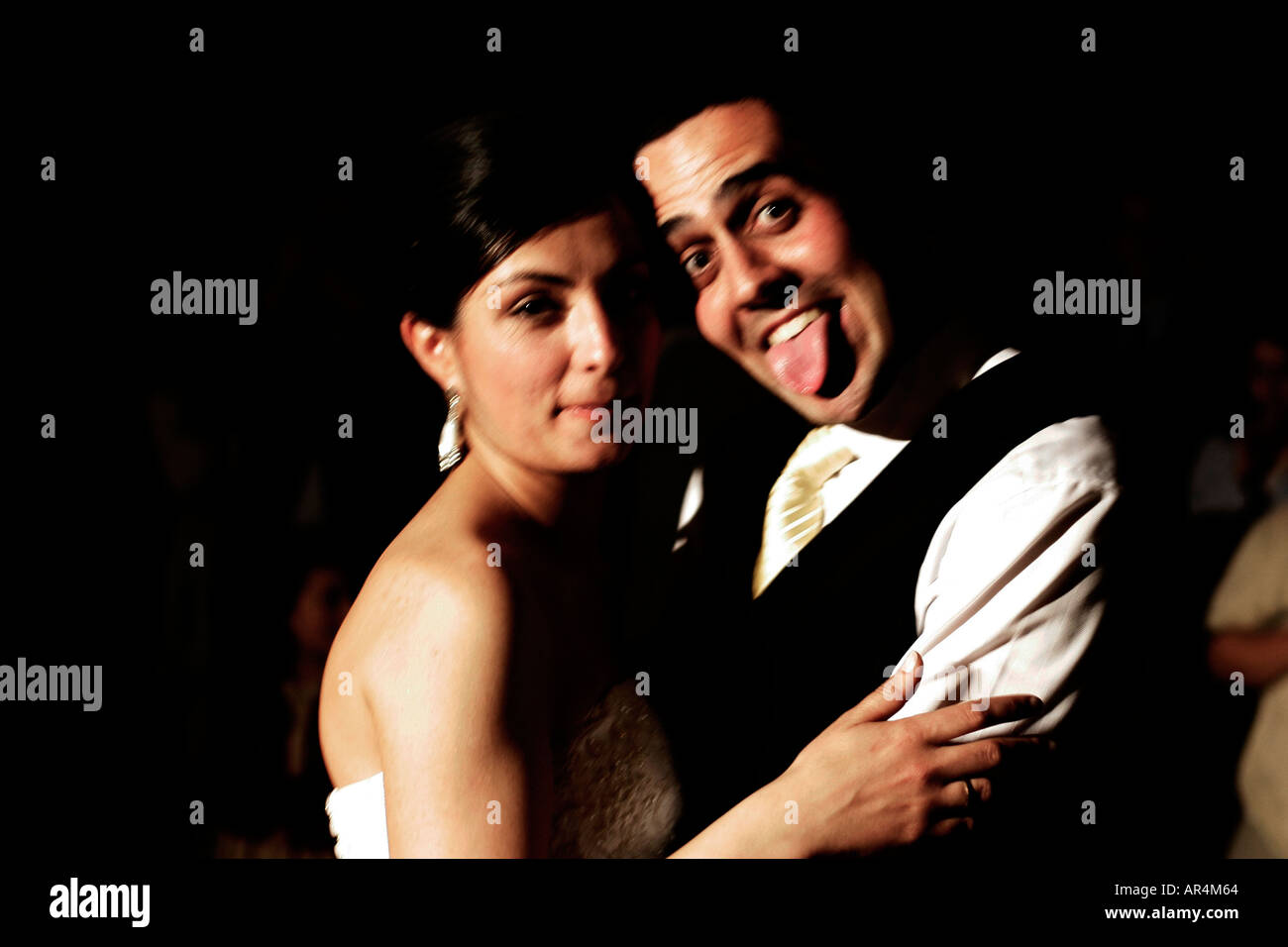 Woman arms around man wedding hi-res stock photography and images - Alamy
