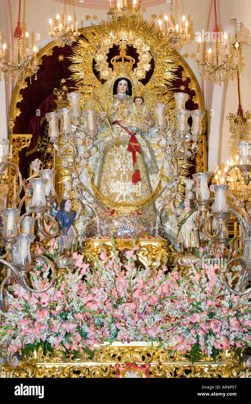 Virgen del Rosario Stock Photo - Alamy