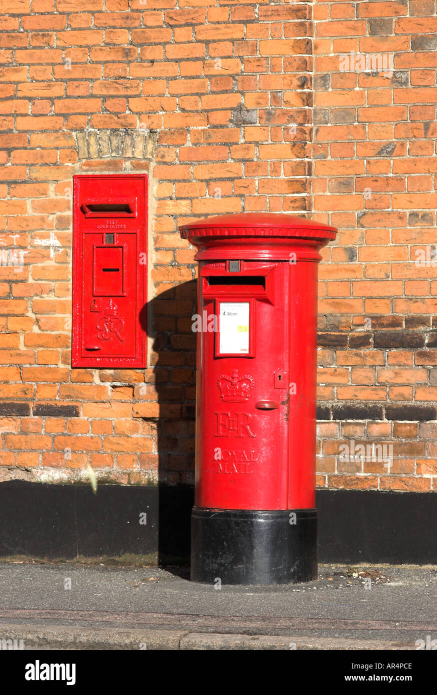 Royal Mail letter box and pillar box Stock Photo Alamy