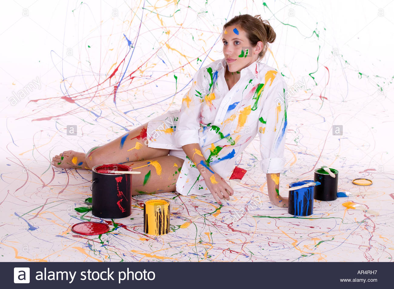 Painter Decorator Mess Stock Photos Painter Decorator Mess Stock