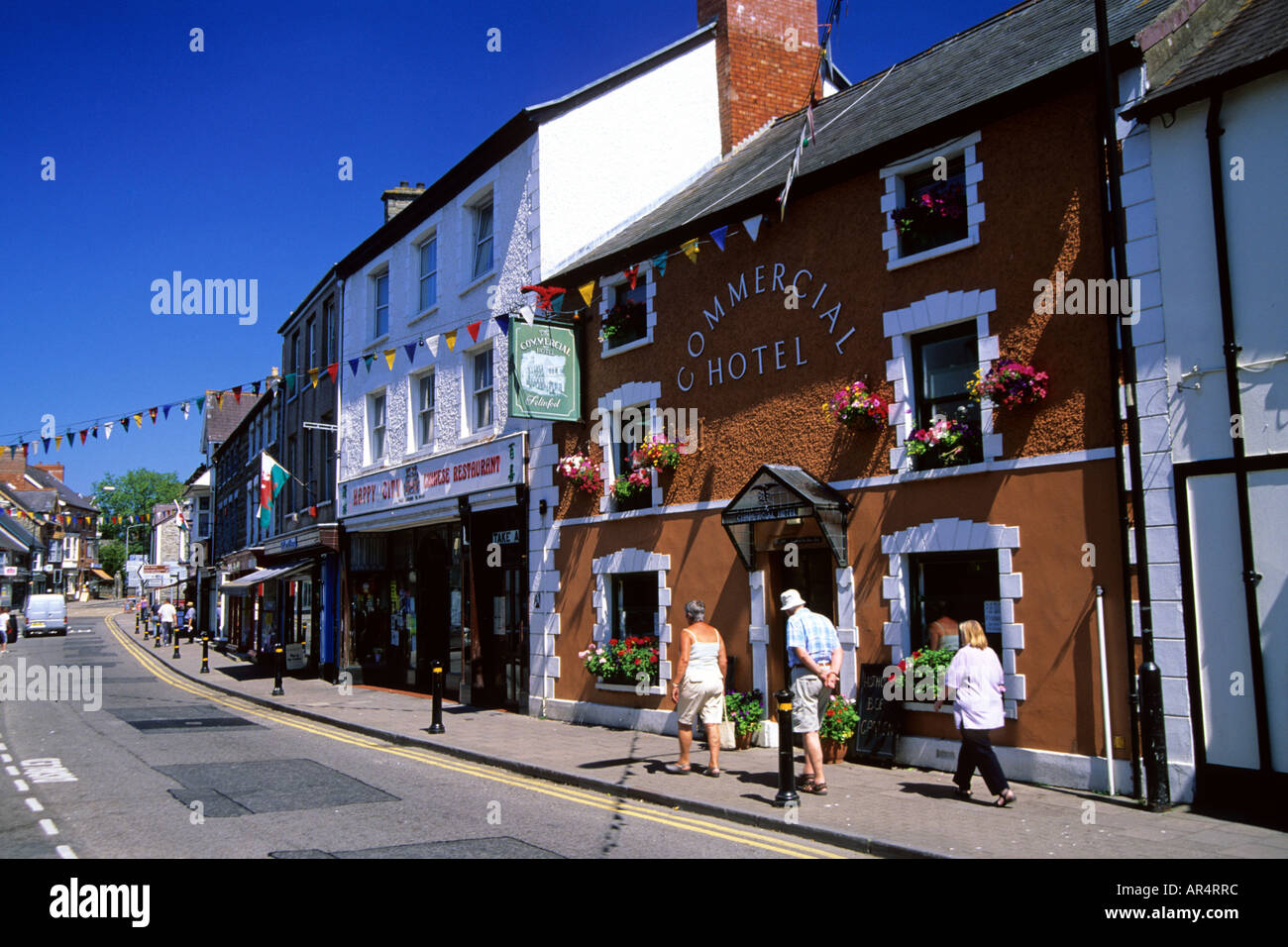 Pendre Street Cardigan Ceredigion West Wales Stock Photo Alamy