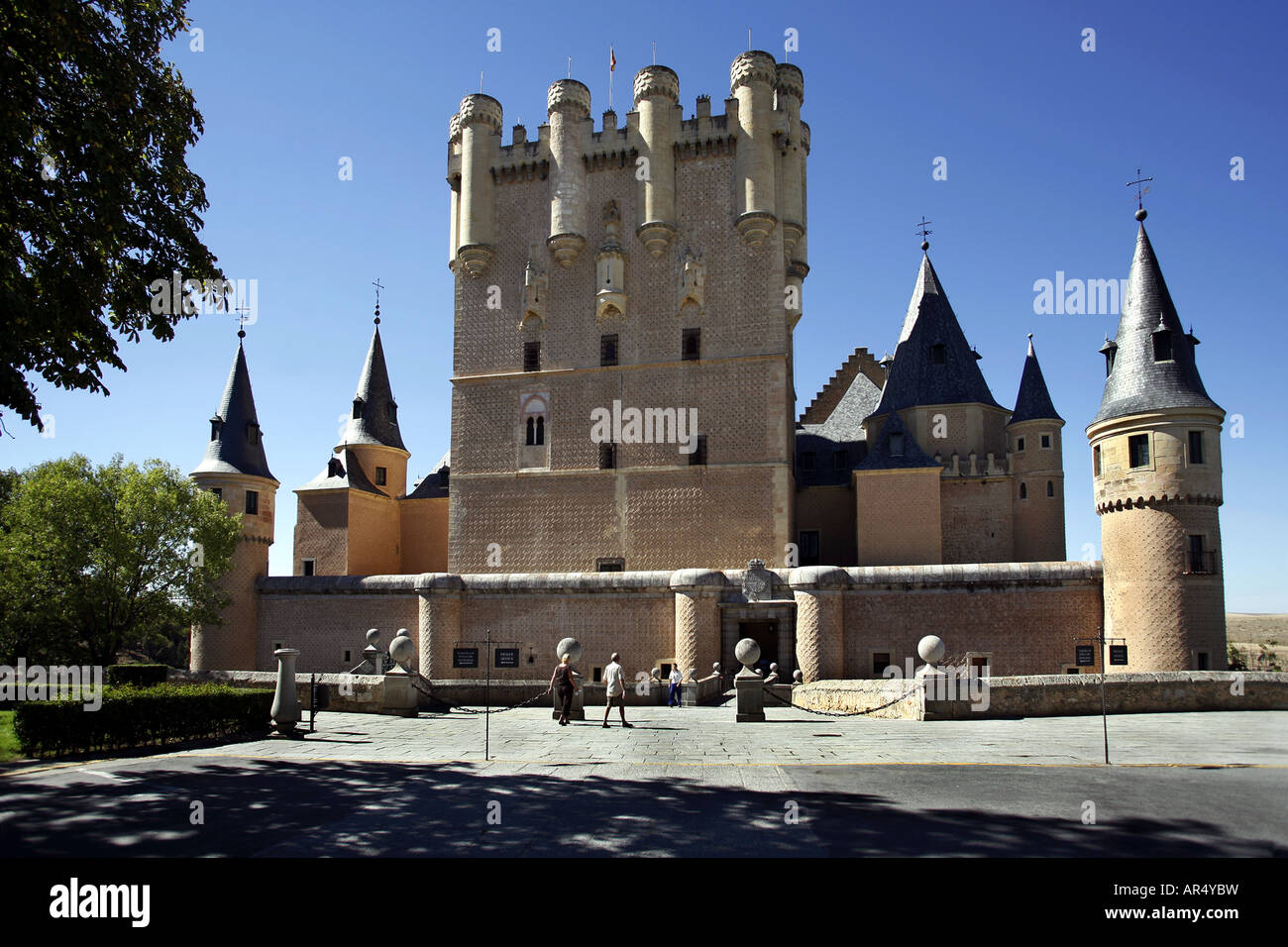 Torre de Juan II Tower, Alcázar, Segovia, Spain Stock Photo