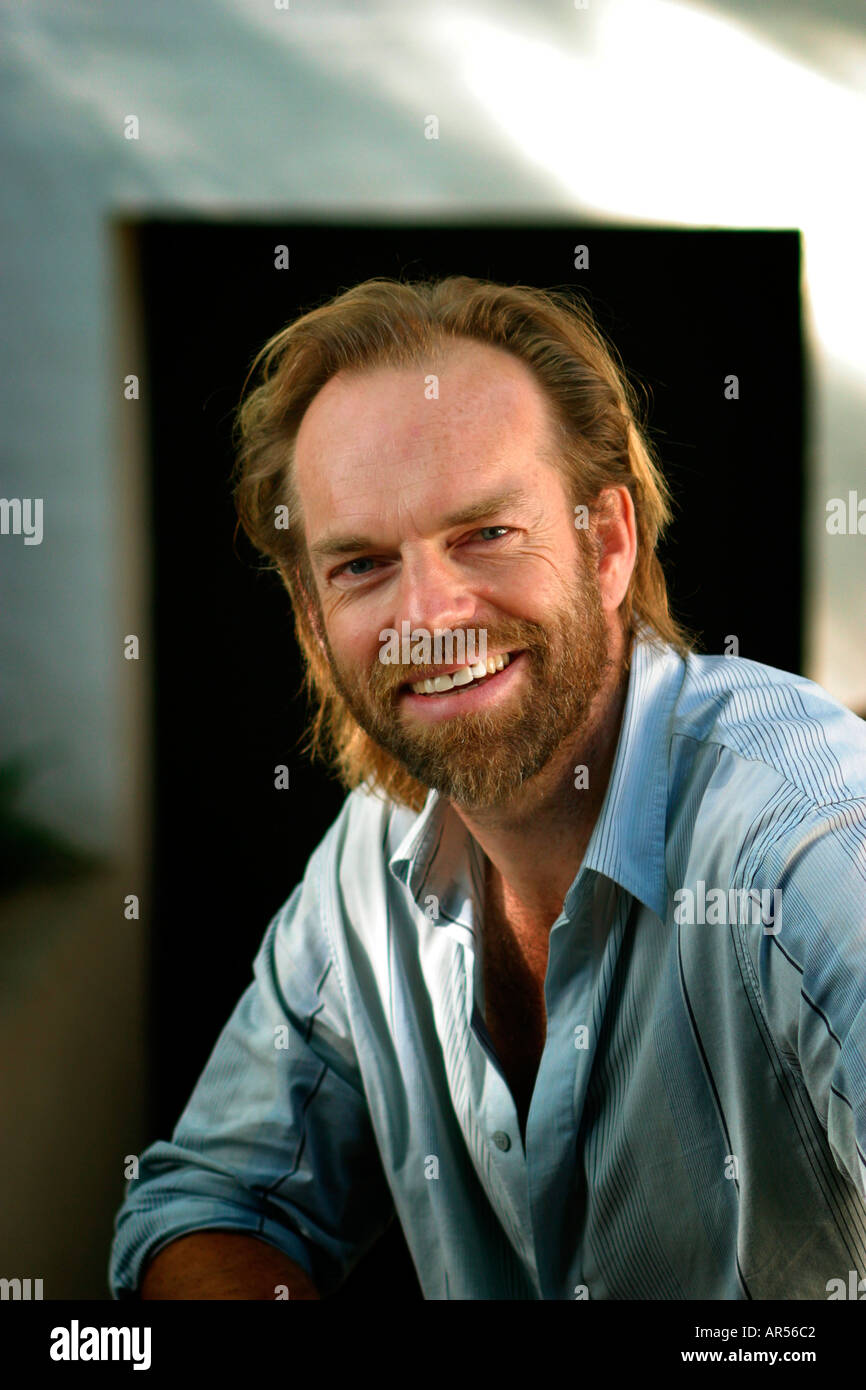 Australian actor Hugo Weaving attends the premiere for Hacksaw