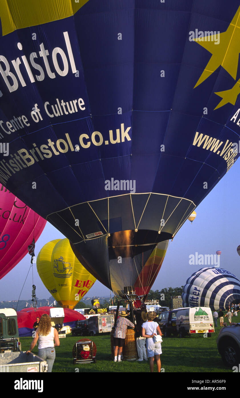Bristol Balloon Festival Gloucestershire England UK Stock Photo Alamy